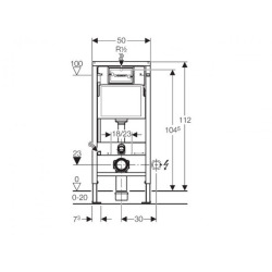 Pack WC sans bride Brevis, fixations invisibles + Abattant softclose slim + Bâti support Geberit UP100 + Plaque Noir mat