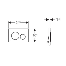 Pack WC sans bride Infinitio Noir mat + Abattant softclose + Bâti Geberit UP320 + Plaque noire/chrome