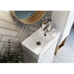 Lavabo Naturel Stilla 40x22 cm blanc brillant (STILLA401406)  Lavabo Naturel Stilla 40x22 cm blanc brillant (STILLA401406)