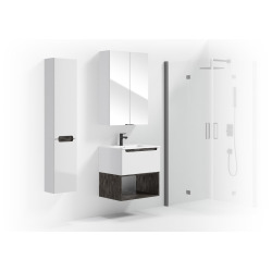  Etagère Naturel Stilla 30x60x44 cm noir mat (STILLAA03018)