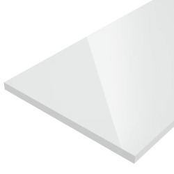 Plan Naturel Stilla 90x2,5x46 cm blanc (STILLAF09002)