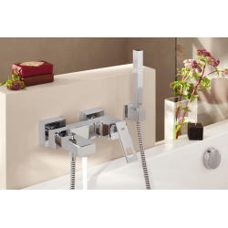 Grohe Eurocube Mitigeur monocommande 1/2" bain/douche, Chrome (23141000)