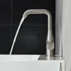 Grohe ESSENCE NEW - Mitigeur monocommande Lavabo Taille L SuperSteel (32628DC1)