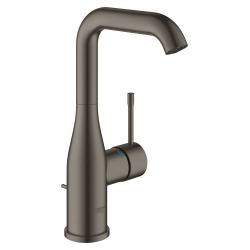 Grohe Essence Mitigeur monocommande Lavabo Taille L Hard Graphite brossé (32628AL1)