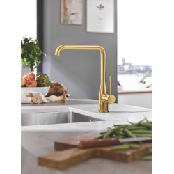 Grohe Essence Mitigeur monocommande Evier, Cool Sunrise brossé (30269GN0)