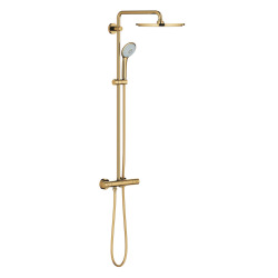 Grohe Euphoria System 310 Colonne de douche avec thermostatique pour montage mural, Cool Sunrise (26075GL0)