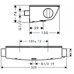  Ecostat Select Mitigeur Thermostatique douche (13161000)