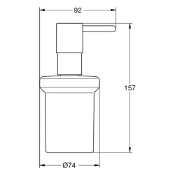 Grohe Essentials Distributeur de savon liquide (40394AL1)