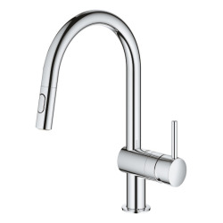 Grohe Mitigeur pour évier chromé avec bec orientable (32321002)