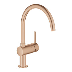 Grohe Minta, mitigeur monocommande évier, Warm Sunset brossé (32917DL0)