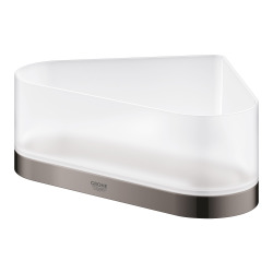  Selection Porte-savon d&apos;angle avec support, Hard graphite (41038A00)