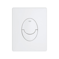 Grohe Start Plaque de commande double touche, Blanc alpin (38964SH0)