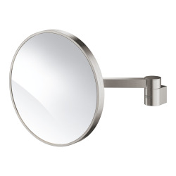  Selection Miroir cosmétique en verre et métal avec bras, grossissement x7, Supersteel (41077DC0)