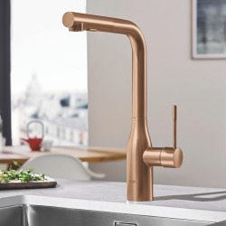 Grohe Essence Mitigeur monocommande Evier Warm Sunset brossé (30270DL0)