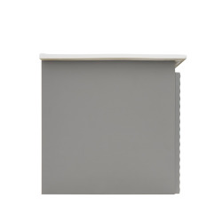 Meuble et vasque salle de bain avec vasque Naturel Savona 118x43x44,8 cm gris mat (SAVONA120GM)