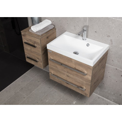 Naturel Meuble de salle de bain Cube Way 32,5x33 cm chêne Wellington (CUBE2N32DW)