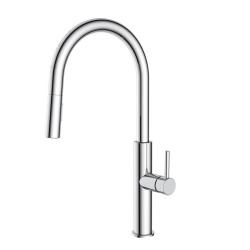 1/4 '' Robinet de Cuisine Pivotant à 360° Robinet d'Evier Col de  Cygne Eau Potable