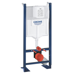  Pack WC Bâti autoportant + WC sans bride SAT Brevis + Abattant SoftClose + Plaque Chrome + Brosse Joseph Joseph OFFERTE