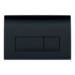 Pack WC bâti-support UP720 extra-plat + WC Infinitio noir mat sans bride + Abattant softclose + Plaque (SLIM-BlackInfinitio-A)