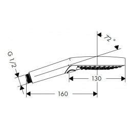  Douchette Raindance Select S 120 3jet EcoSmart (26531400)