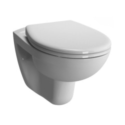  Pack WC Bati-support Geberit Duofix + WC suspendu Vitra Normus + Abattant softclose + Plaque blanche (NormusGeb3-SP)