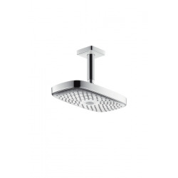 Hansgrohe RRaindance Select E 300 2jet overhead shower with 100 mm ceiling connection (27384000)