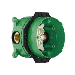  Vernis Shape Pulsify Set bain/douche encastré avec Douchette à main 3 jets + Bec déverseur, Noir mat