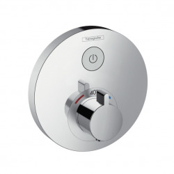 SHOWERSELECT S Set de finition pour mitigeur thermostatique encastré avec robinet d'arrêt (15744000)