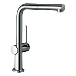 Talis M54 Mitigeur de cuisine 270, avec douchette extractible 1 jet, Chromé (72808000)