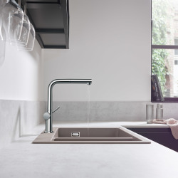 Talis M54 Mitigeur de cuisine 270, avec douchette extractible 1 jet, Chromé (72808000)