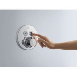 Set de finition pour mitigeur thermostatique ShowerSelect S encastré avec 2 fonctions (15743000)