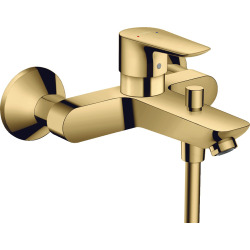 Talis E Mitigeur bain/douche avec Limiteur de température, Aspect Doré poli (71740990)