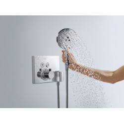 Set de finition pour mitigeur thermostatique ShowerSelect E encastré avec 2 fonctions, fixfit et porter (15765000)