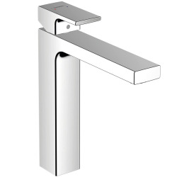 Vernis Shape Mitigeur de lavabo 190, avec tirette et vidage synthétique, Chrome (71562000)