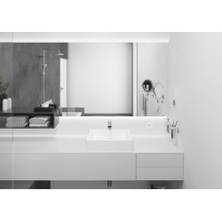 Vernis Shape Mitigeur de lavabo 190, avec tirette et vidage synthétique, Chrome (71562000)