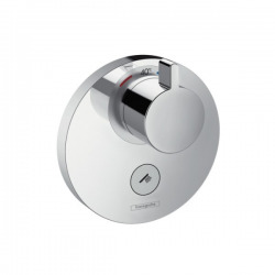 Set de finition pour mitigeur thermostatique ShowerSelect S encastré haut débit avec une sortie permanente et un robinet d’arrêt