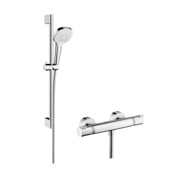 Combi Croma Select E Vario 0,65m/Ecostat Comfort, blanc/chromé (27081400)