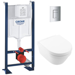 WC Geberit UP 320 - WC intégré WC suspendu WC suspendu - Creavit Mat  Anthracite