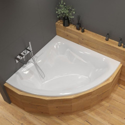 150x150 cm Royale baignoire d'angle en acrylique, gauche et droite, sans pieds, blanc (RO1500NEW)  150x150 cm Royale baignoire d'angle en acrylique, gauche et droite, sans pieds, blanc (RO1500NEW)