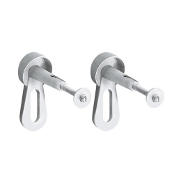 Grohe Pack WC Rapid SL + WC Bau Ceramic sans bride + Siège abattant SoftClose + Plaque de commande noir mat  (RapidSL-Bau-KF0)