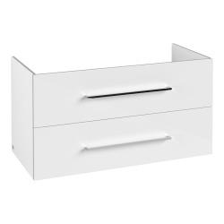 Meuble sous plan Avento , 2 tiroirs sur rails, 980 x 514 x 484 mm, Crystal White (A89200B4)