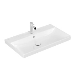 Plan de toilette (Avento), 800 x 470 x 165 mm, Blanc, avec trop-plein (41568001)