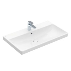  Plan de toilette (Avento), 800 x 470 x 165 mm, Blanc, avec trop-plein (41568001)