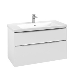 Meuble sous plan Subway 3.0, 2 tiroirs sur rails, 973 x 576 x 478 mm, Pure White (C57000VF)