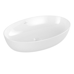Vasque à poser Artis, 610 x 410 x 130 mm, Blanc CeramicPlus, sans trop-plein (419861R1)