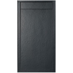 Swiss Aqua Technologies Fusion Receveur de douche 140x90cm en marbre coulé, Noir (SATFUP14090G)