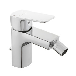 by Siko Cube Way Mitigeur bidet avec bec chromé et tirette, chrome (CU235)