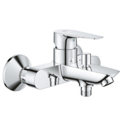 Euphoria Cosmopolitan, Stick Set de douche 1 jet + mitigeur monocommande bain/douche, Chrome (23914001-Euphoria)