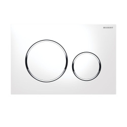 Pack bâti-support Geberit extra-plat UP720 + WC sans bride Vitra S60 + Abattant SoftClose + Plaque blanche (SLIM-S60-C)