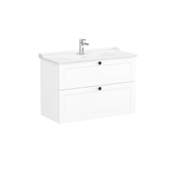 Vitra  Meuble de salle de bain avec lavabo Vitra Root 100x67x46 cm blanc mat (ROOTC100WINTC)